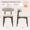 COLAMY 4er Set Esszimmerstühle, robust und elegant, im Produktbild-Vorschau 2