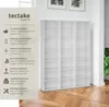Étagère bibliothèque Stevie 105,5x19x136,5cm - blanc mat Voir les images du produit 2