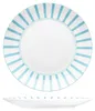 Split turkusowe paski 6x talerz obiadowy Ø27cm porcelana 6 Podgląd zdjęcia produktu 3