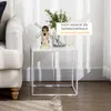 HOMCOM 2er-Set Couchtisch, Eckiger Beistelltisch, Produktbild-Vorschau 5
