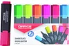 Zakreślacze fluorescencyjne 6 kolorów z klipsem Podgląd zdjęcia produktu 2