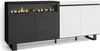 Sideboard, Highboard, 200x87x35cm, 4 Türen, Elektrokamin. Produktbild-Vorschau 1