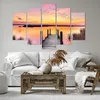Bild auf Leinwand - Leinwandbild - Fußgängerbrücke Sommer Produktbild-Vorschau 6
