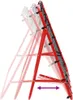 vidaXL Nastaviteľný futbalový odrazový mostík 100x100 cm Náhľad obrázku produktu 5
