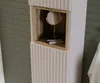 Szafka Łazienkowa Wysoka 140 Cm Kaszmirowa Matowa 2 Drzwi Podgląd zdjęcia produktu 11