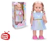 Wiky Eliška, loopende pop, 41 cm, blauwe jurk - met Productafbeelding-voorbeeld 1