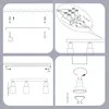 ZMH Deckenstrahler 3 Flammig LED Deckenlampe GU10 Produktbild-Vorschau 7