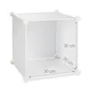 Relaxdays Regalsystem 9 Fächer, Raumteiler Kunststoff, Produktbild-Vorschau 5