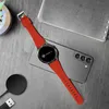 Strap-it Samsung Galaxy Watch 3 45mm Armband Silikon (Rot) Produktbild-Vorschau 5