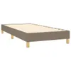 vidaXL Boxspringbett mit Matratze Taupe 90x190 cm Stoff Produktbild-Vorschau 3
