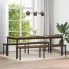 vidaXL Lavica z regenerovaného dreva 200 x 35 x 45 cm Náhľad obrázku produktu 2