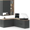 Vicco Wohnwand Wido, 5 Teile, Anthrazit/Sonoma Produktbild-Vorschau 7