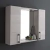 Specchio bagno contenitore con due pensili legno rovere Anteprima dell’immagine prodotto 3