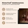 KitchenYeah© Herdabdeckplatte Rotwein mit Trauben , Produktbild-Vorschau 6