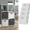 Boîte pliante Vicco  Blanc 30x30cm Lot de 4, Model 29295 Voir les images du produit 2
