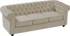 Sofa 3-Sitzer & 2-Sitzer - Samt - Beige - CHESTERFIELD Produktbild-Vorschau 5