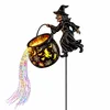 Halloween Gartendeko Outdoor, Hexen Gartenstecker aus Produktbild-Vorschau 1