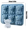 Mini 3D Hochlandrind Eiswürfelform, Silikonform für Eis, Produktbild-Vorschau 7