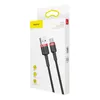 Baseus 6953156278219 mobile phone cable Red 1 m USB A USB C Anteprima dell’immagine prodotto 6