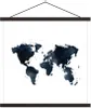 MuchoWow® Textilposter Weltkarte - Aquarell - Einfach 60x60 Produktbild-Vorschau 1