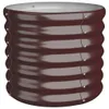 A brown corrugated metal planter. Náhľad obrázku produktu