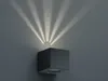 LED Außenwandleuchten UP and DOWN Light Schwarz eckig Produktbild-Vorschau 4