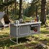 24MOVE® Campingküche faltbar, Outdoorküche Produktbild-Vorschau 4
