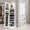 GOPLUS Drehbarer Schmuckschrank mit LED Beleuchtung, Produktbild-Vorschau 9
