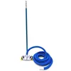 A pool vacuum cleaner set with a blue pole and a coiled blue hose. Produktbild-Vorschau