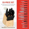 blok na noże alpina 22 elementy - zestaw noży z blokiem - Podgląd zdjęcia produktu 19