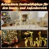 LEADZM 3-teiliges Weihnachtsbeleuchtung Rentier Irisieren, Produktbild-Vorschau 2
