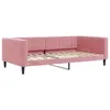 vidaXL Tagesbett Rosa 100x200 cm Samt Produktbild-Vorschau 1