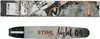 A STIHL chainsaw guide bar and its packaging. Voir les images du produit