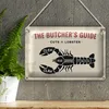 Blechschild Lobster 18x12cm cuts of Lobster Produktbild-Vorschau 3