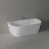Freistehende Raumsparbadewanne NORA - Acryl - Weiß, Produktbild-Vorschau 2