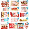 A collage of various chocolate bars and snacks. Produktbild-Vorschau