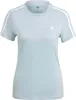 ADIDAS W 3S T-Shirt Damen blau M Produktbild-Vorschau 1