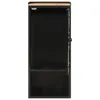 vidaXL Mobile da bagno 40x27x90 cm in ferro e legno Anteprima dell’immagine prodotto 2
