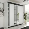FurMeb24 3-türiger Schiebetürenschrank LAMER 250x205 cm Produktbild-Vorschau 1