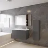 100 cm Badmöbel-Set Unterschrank mit Mineralguss waschtisch Produktbild-Vorschau 3