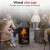 Piec ogrodowy z kominem BBQ Collection 44,5 x 44,5 x 134 cm Podgląd zdjęcia produktu 5