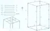 Diagrams showing parts and assembly instructions for a grow tent. Produktbild-Vorschau