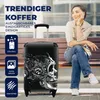 MuchoWow® Koffer Handgepäck Trolley Rollkoffer Kleine Produktbild-Vorschau 2