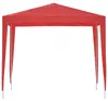 vidaXL Párty stan 250 x 250 x 240 cm, červený, PE a ocel Náhled obrázku produktu 4