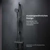 Schwarz Set für Dusche AM.PM: Brausethermostat& Duschset Produktbild-Vorschau 2