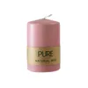 WENZEL PURE Kerze Safe Candle 9x6cm antikrosa, rosa Produktbild-Vorschau 2
