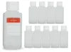 10 plastových fliaš 100 ml štvorcových z HDPE, prírodná Náhľad obrázku produktu 1
