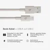 Apple Beats USB Kabel USB 2.0 1,5 m USB A USB C Weiß Produktbild-Vorschau 2