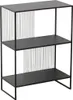 Stehregal aus Metall CINDY, schwarz, 75 x 28 cm Produktbild-Vorschau 1
