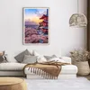 Gerahmtes Poster - Rahmen in heller Eiche - Fuji Choreito Produktbild-Vorschau 7